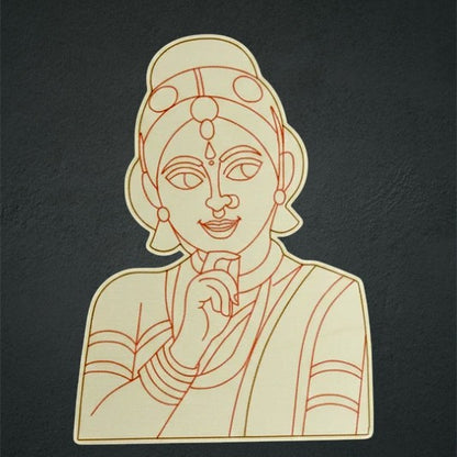 Dancing Lady 12 Mdf Cutout