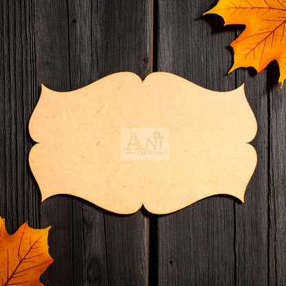 Name Plate Base 12 MDF Cutout