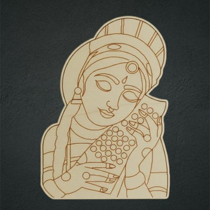 Dancing Lady 14 Mdf Cutout