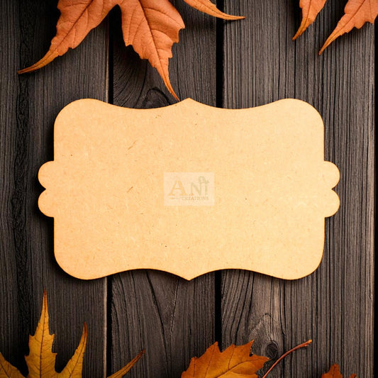 Name Plate Base 13 MDF Cutout