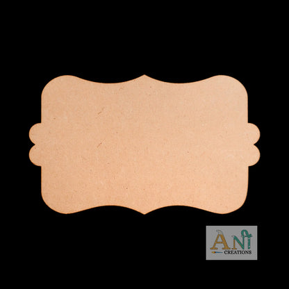Name Plate Base 13 MDF Cutout