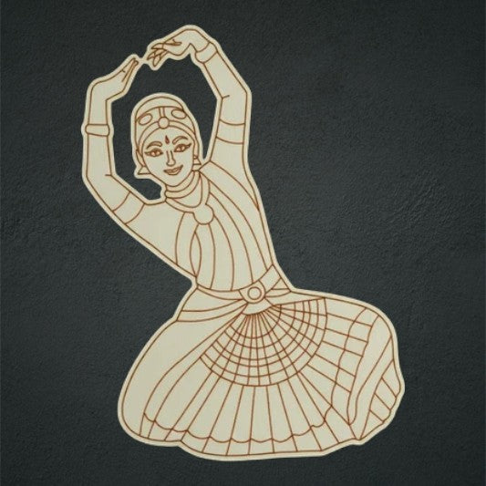 Dancing Lady 7 Mdf Cutout