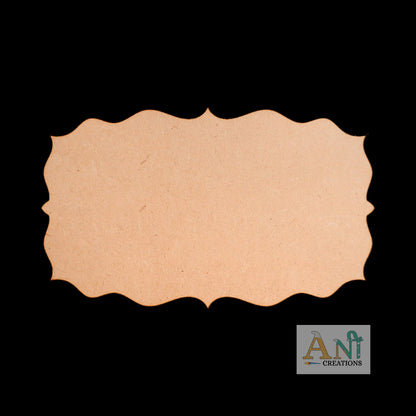 Name Plate Base 14 MDF Cutout