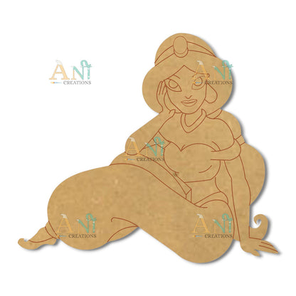 Jasmine MDF Cutout