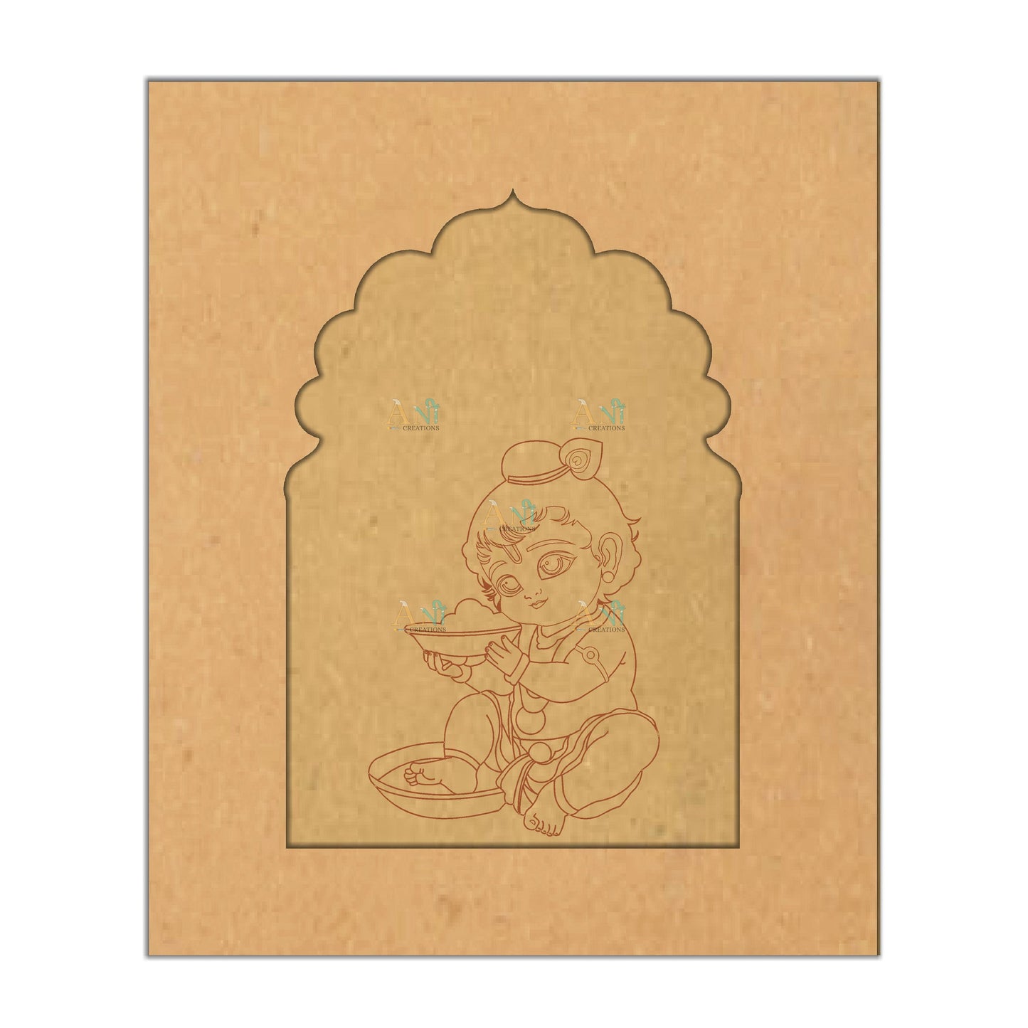 Jharokha premarked Bal krishna MDF