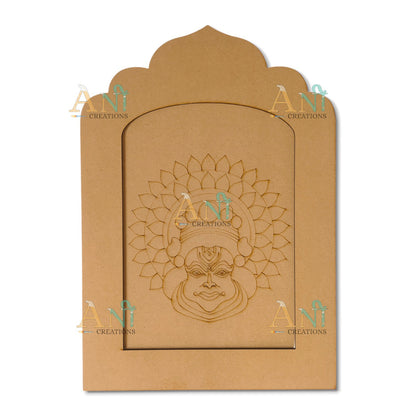 Jharokha premarked kathakali face MDF