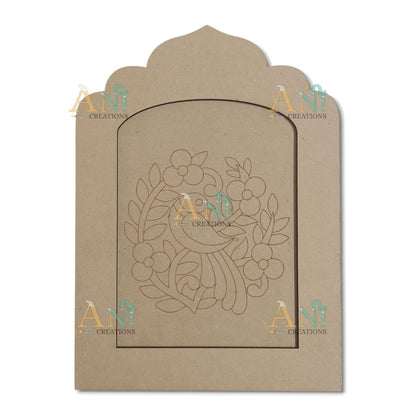 Jharokha premarked parrot MDF