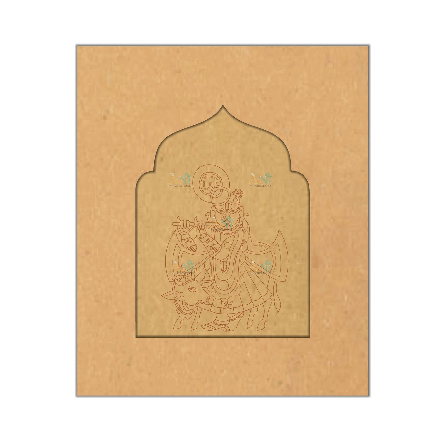 Jharokha premarked shreenath ji 2 MDF