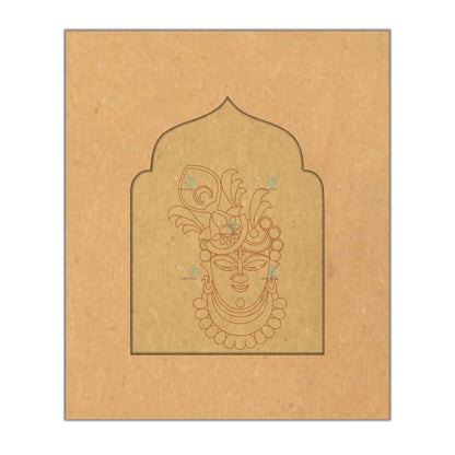 Jharokha premarked shreenath ji 3 MDF