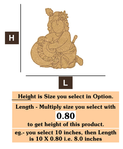 Krishna 21 MDF Cutout