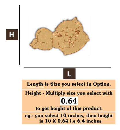 little baby 2  MDF Cutout
