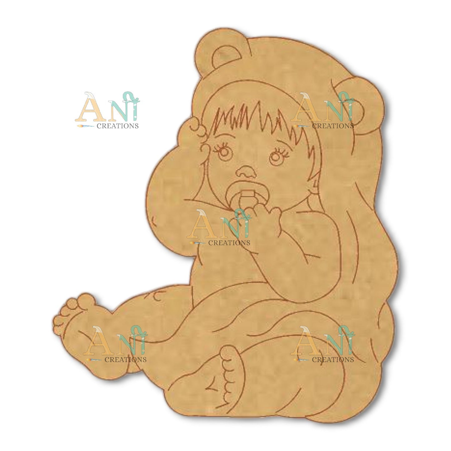 little baby 1  MDF Cutout