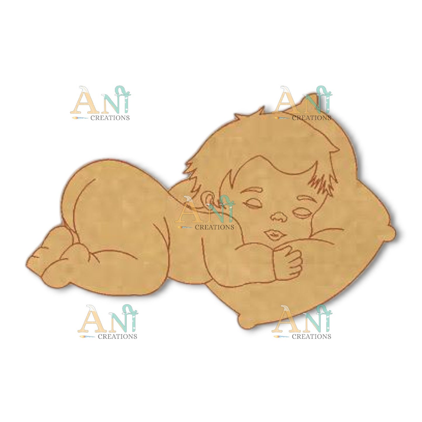 little baby 2  MDF Cutout