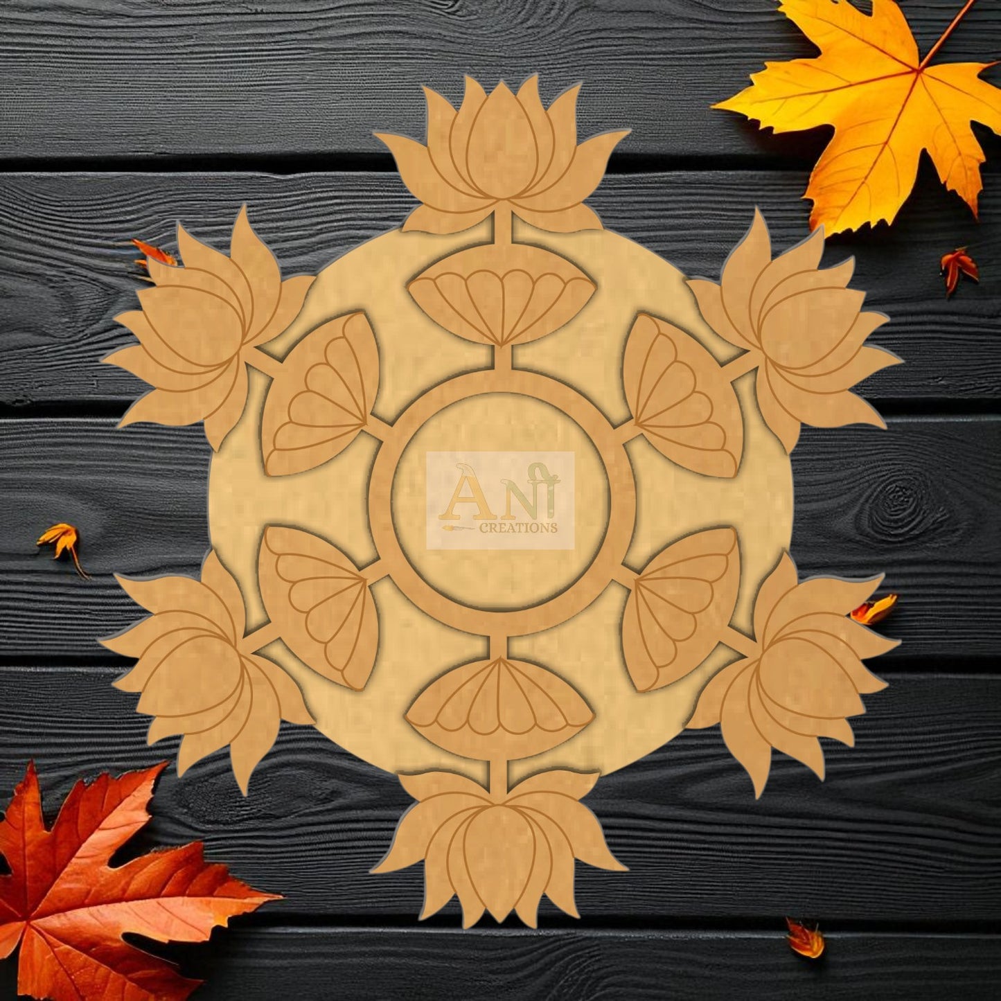 MDF T Light Diya Holder 25