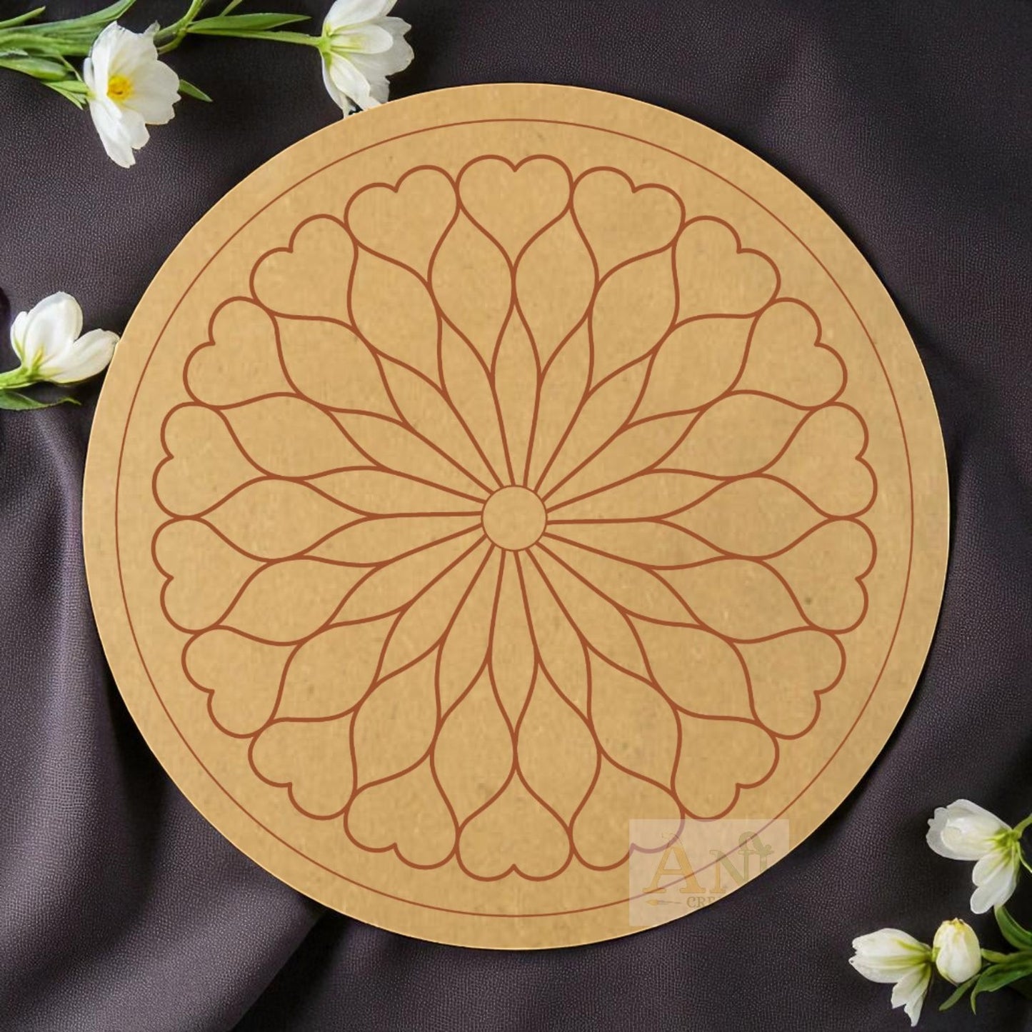 Mandala 8  MDF Premarked