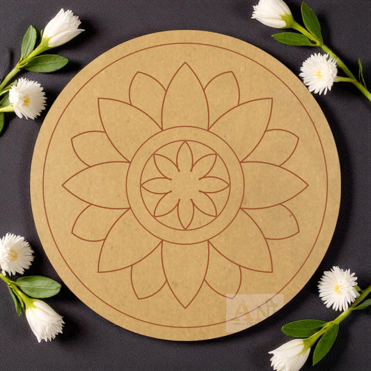 Mandala 16  MDF Premarked