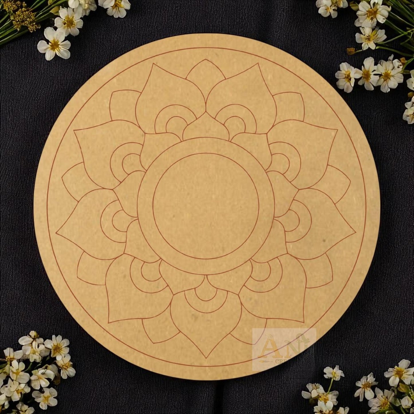 Mandala 3  MDF Premarked