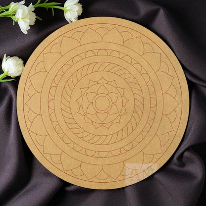 Mandala 4  MDF Premarked