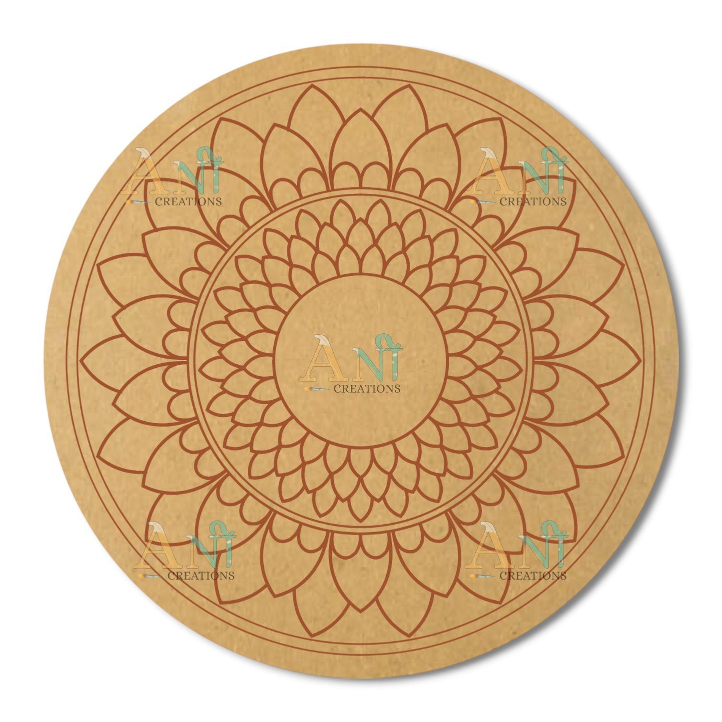 Mandala 5 MDF Premarked