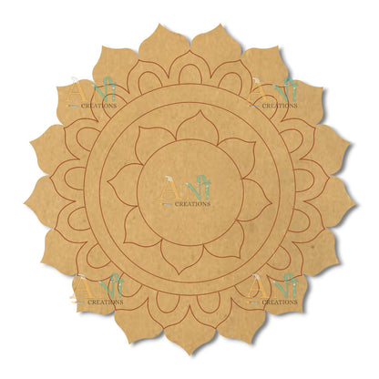 Mandala 10  MDF Premarked