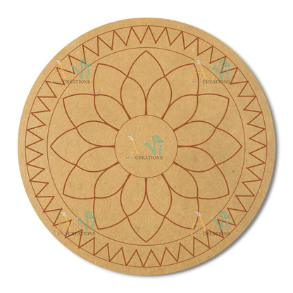 Mandala 12  MDF Premarked