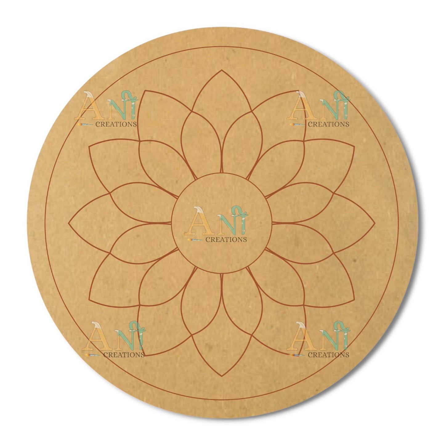 Mandala 13  MDF Premarked