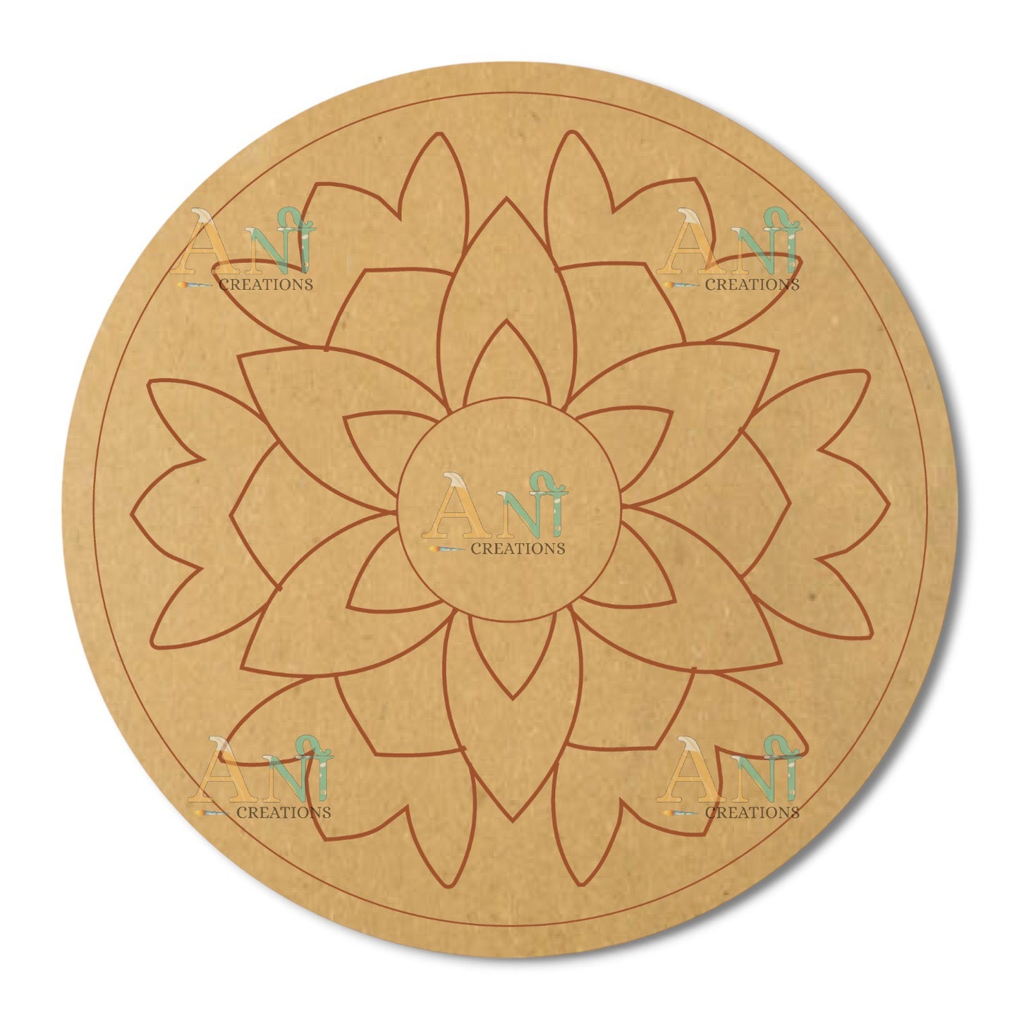 Mandala 15  MDF Premarked