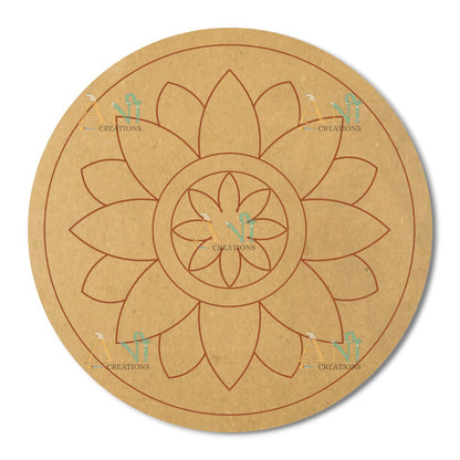 Mandala 16  MDF Premarked