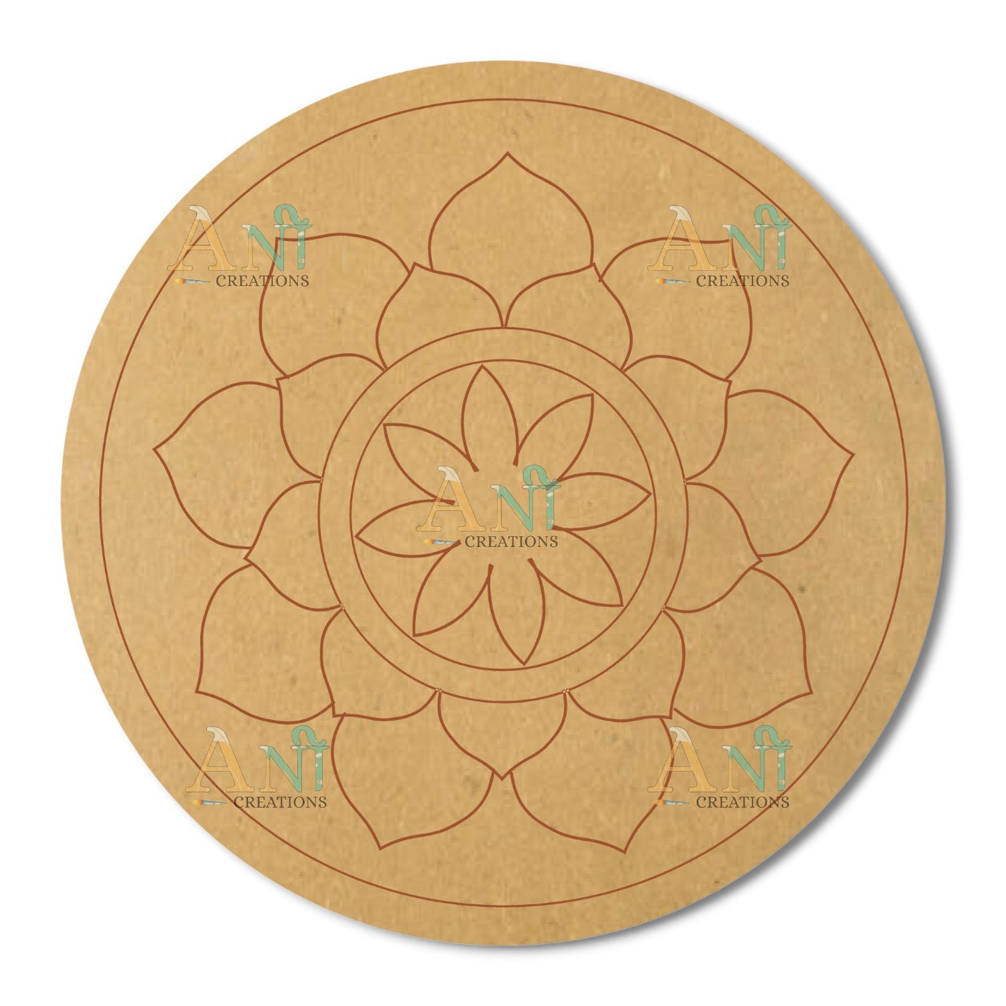 Mandala 17  MDF Premarked