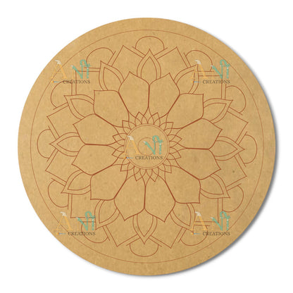 Mandala 18  MDF Premarked