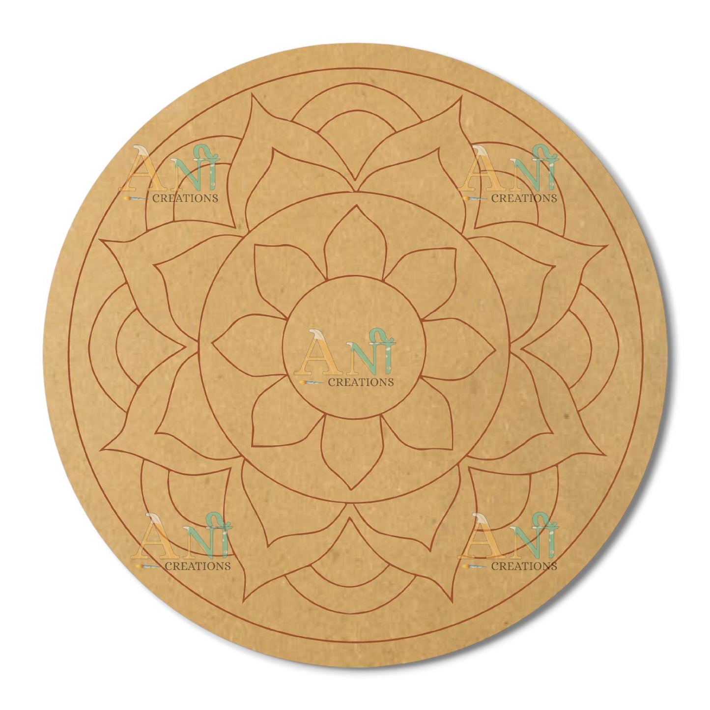 Mandala 1 MDF Premarked