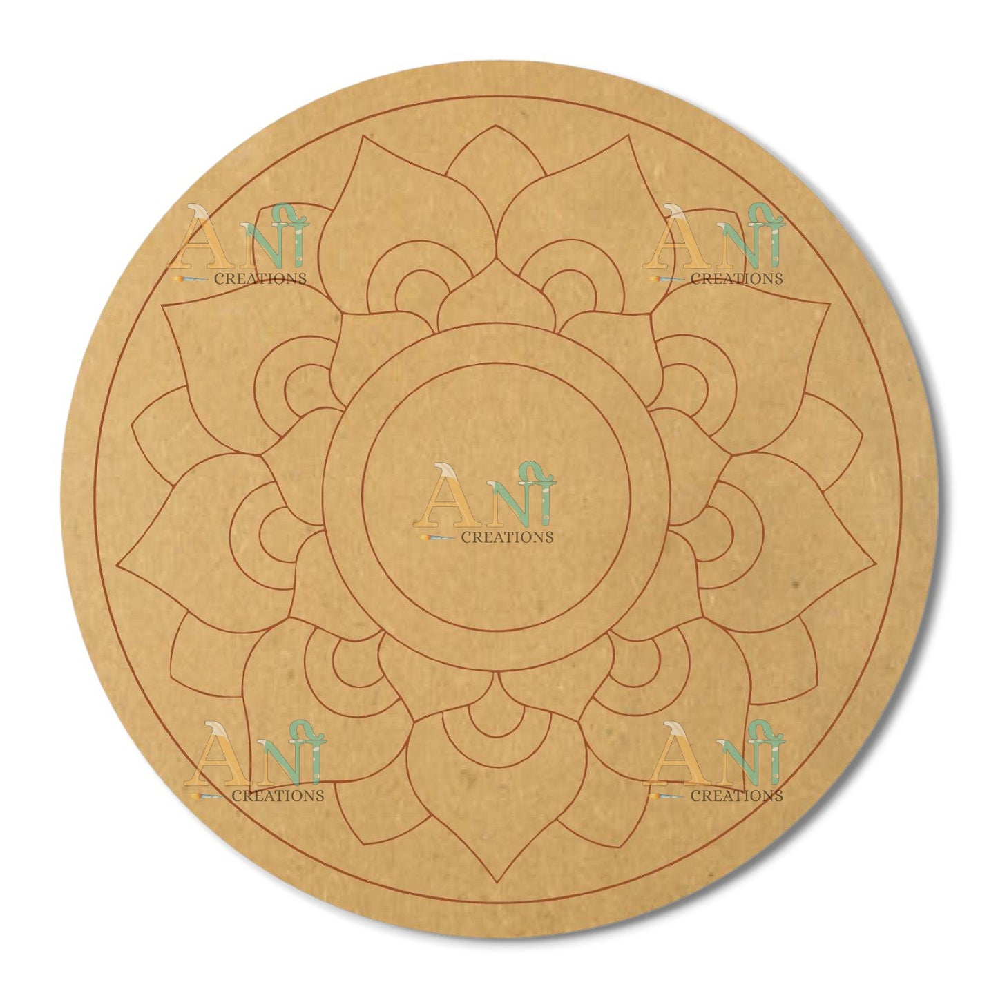 Mandala 3  MDF Premarked