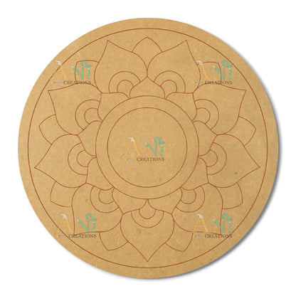 Mandala 3  MDF Premarked