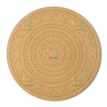 Mandala 4  MDF Premarked
