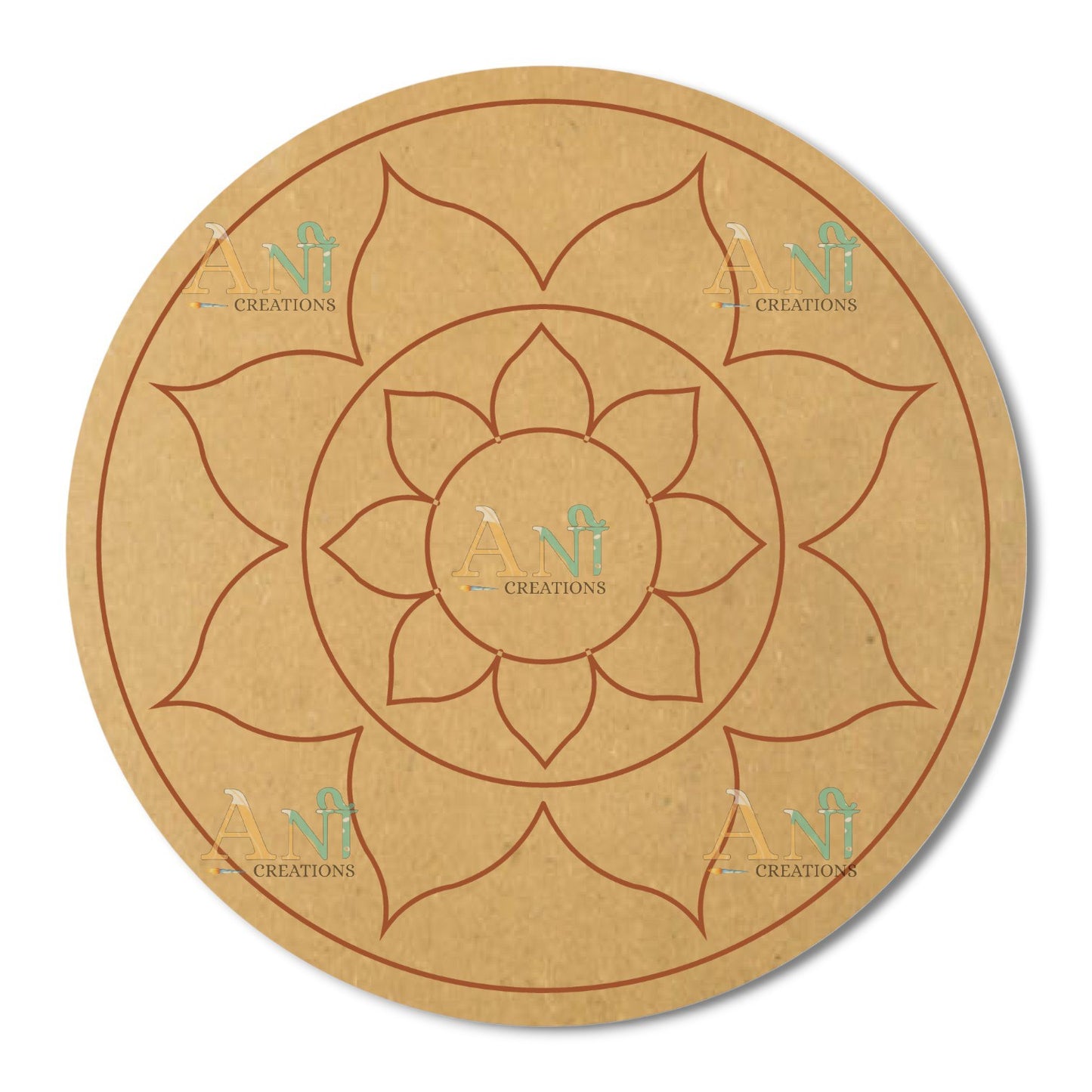 Mandala 9  MDF Premarked