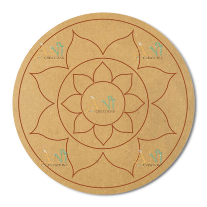 Mandala 9  MDF Premarked