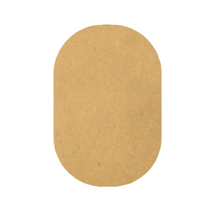 Plain Rounded Rectangle MDF