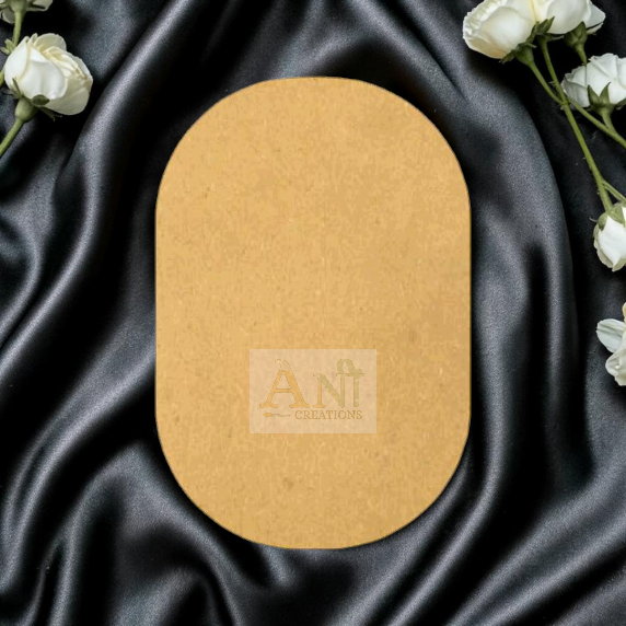 Plain Rounded Rectangle MDF
