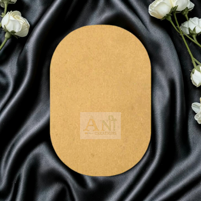 Plain Rounded Rectangle MDF