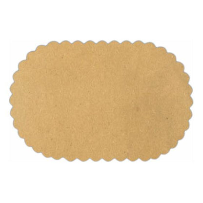 Plain Rounded Scallop Rectangle MDF