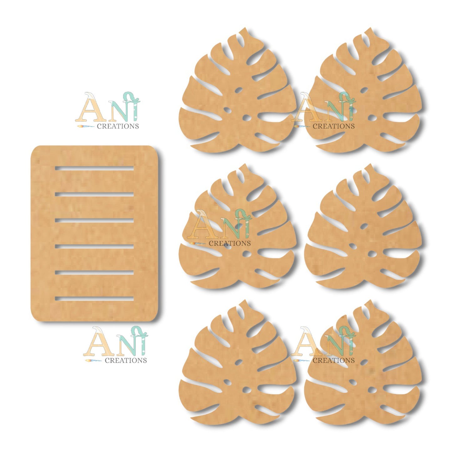 Monstera Tea Coaster