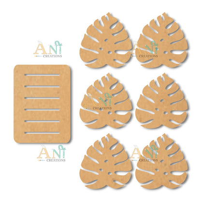 Monstera Tea Coaster