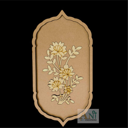 Flower Motif Pre Marked Cutout 2