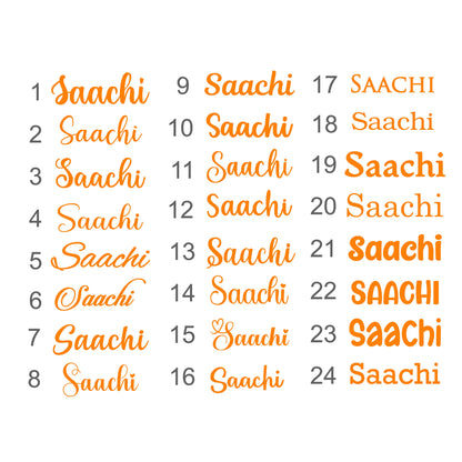 Acrylic Customized  Double layer Name  Cutout