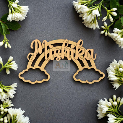 Name Rainbow MDF Cutout