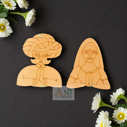 Padharo saa couple MDF Cutout