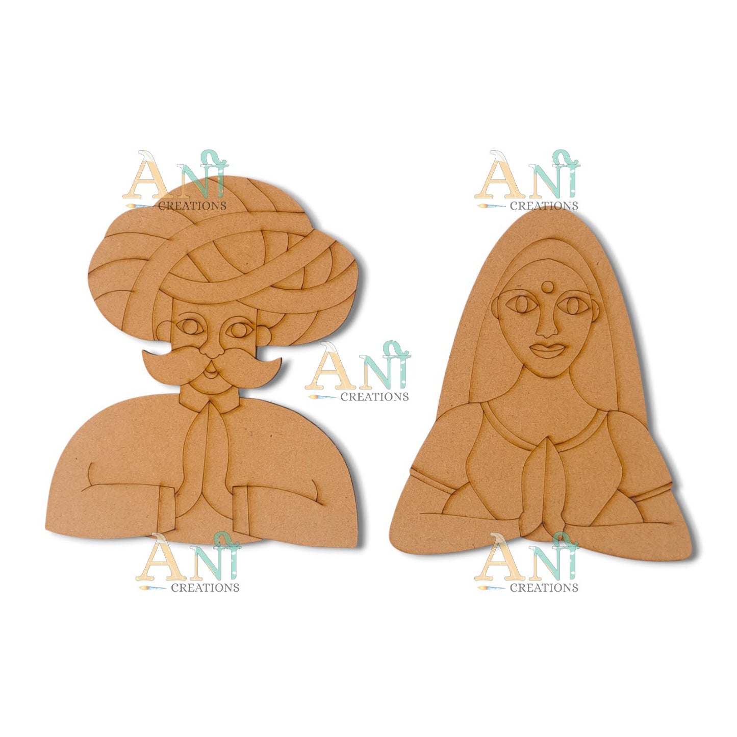 Padharo saa couple MDF Cutout