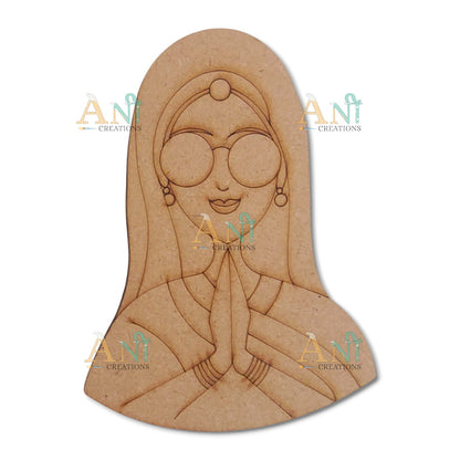 Padharo saa woman 1 MDF Cutout