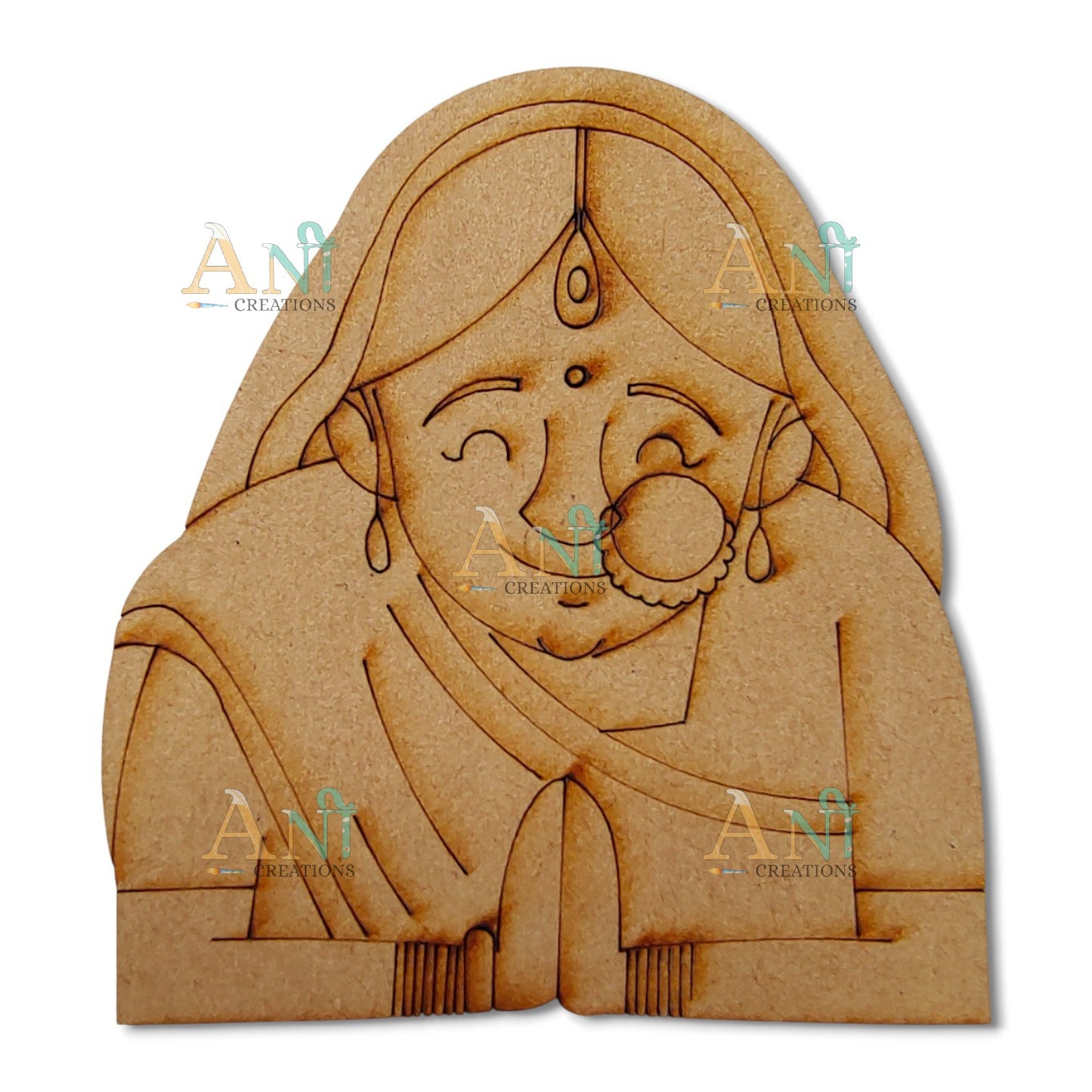 Padharo saa woman 2 MDF Cutout