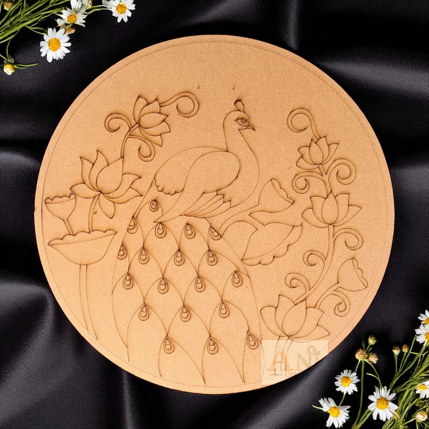 Peacock 7 MDF Premarked